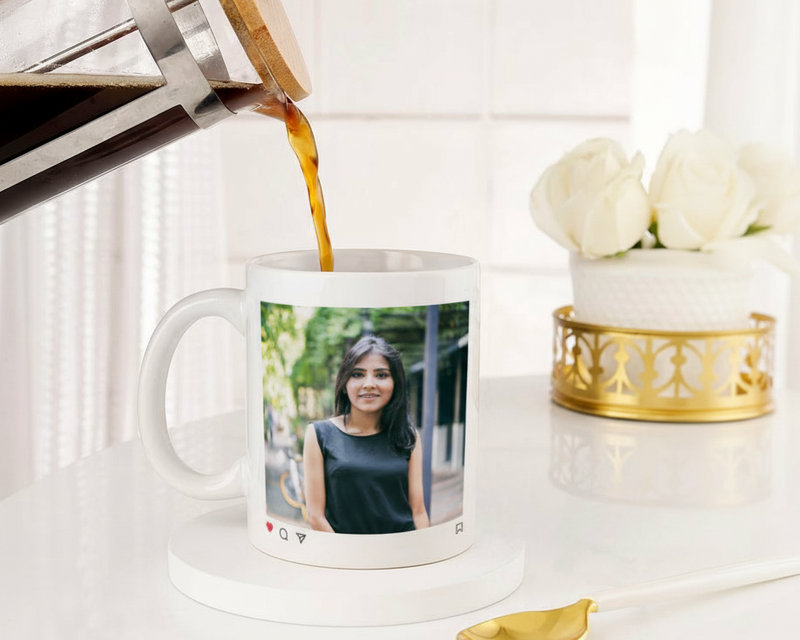 Personalized "Princess" Custom Social Media Photo Ceramic Mug