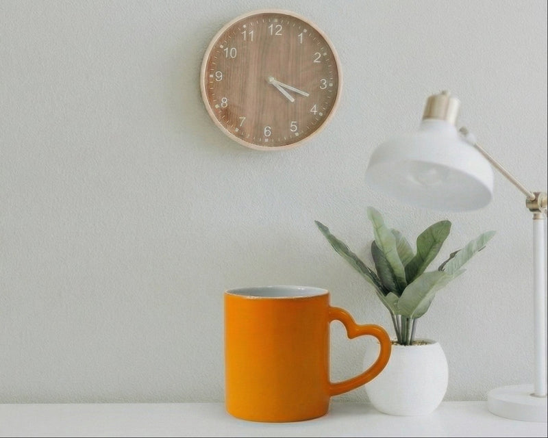 Heart-Handle Vibrant Marigold Ceramic Mug