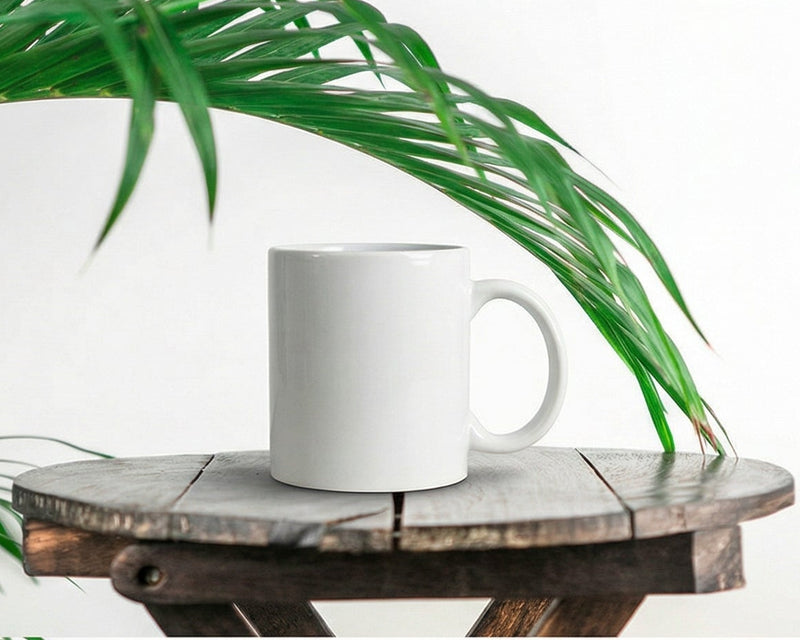 Essential Pure White Glossy Ceramic Mug