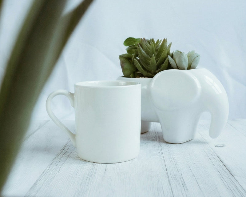 Classic Creamy White Bone China Mug