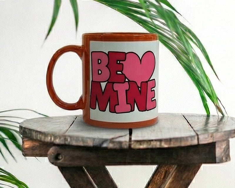 "Be Mine" Retro Pop-Art Valentine’s Ceramic Mug