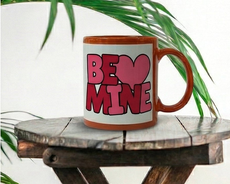 "Be Mine" Retro Pop-Art Valentine’s Ceramic Mug
