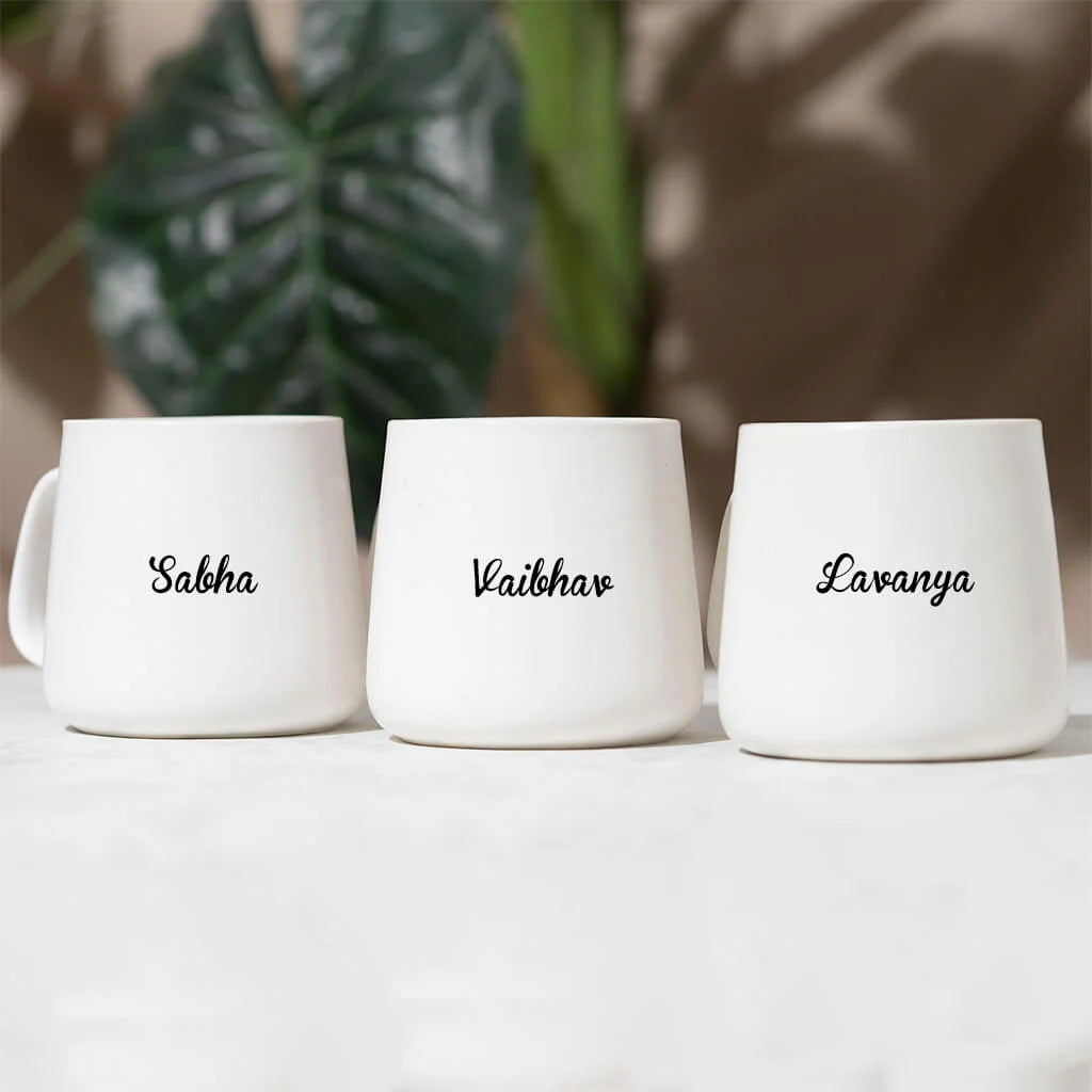 Minimalist Name Mug
