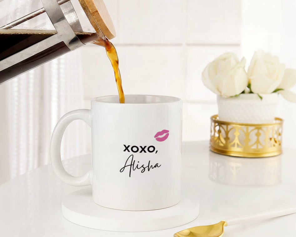 Personalized "Have A Great Day Handsome" Custom Name Ceramic Mug