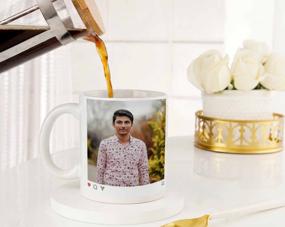 Personalized "Prince" Custom Social Media Photo Ceramic Mug