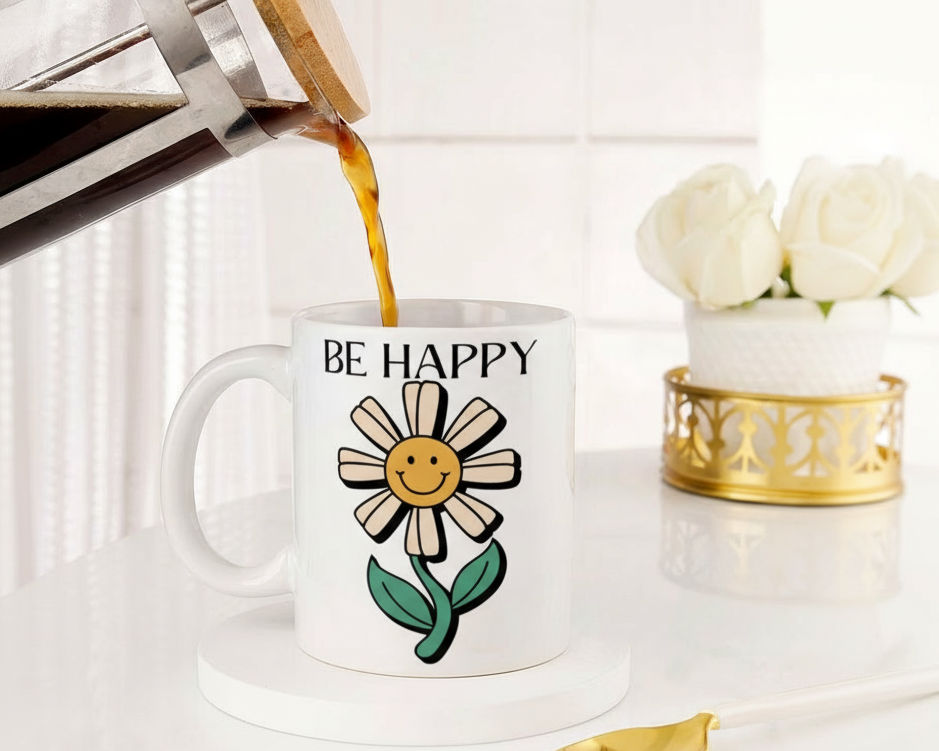 Personalized "Mrs." Heart & Name Ceramic Mug