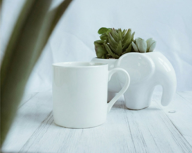 Classic Creamy White Bone China Mug
