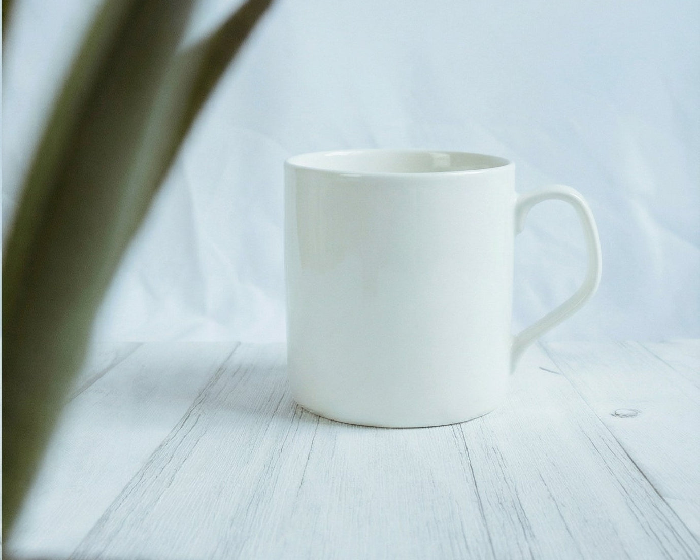 Classic Ivory Minimalist Ceramic Mug