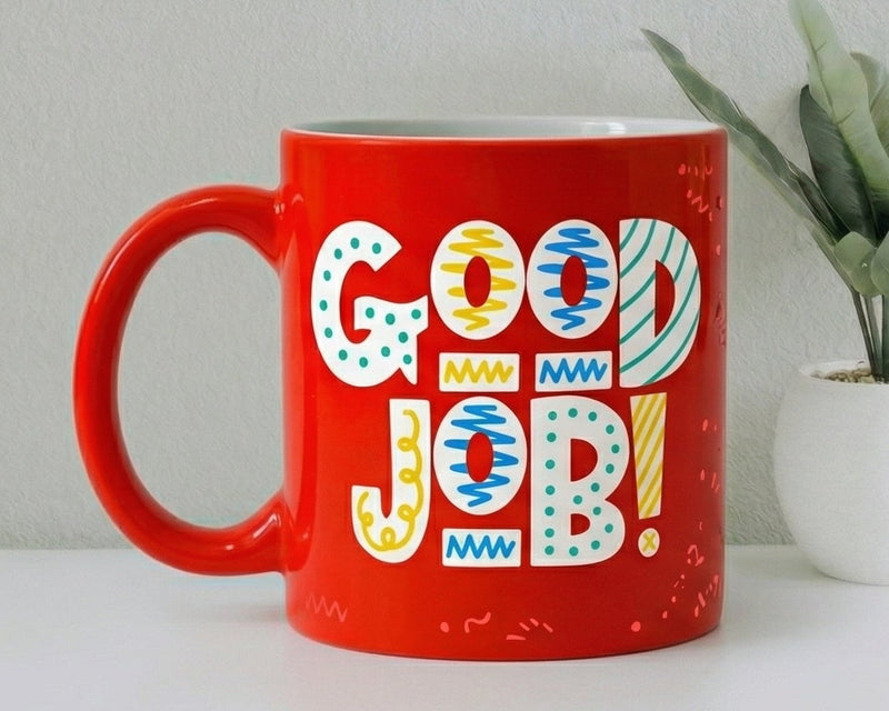 Personalized "Good Job!" Celebration Photo Mug